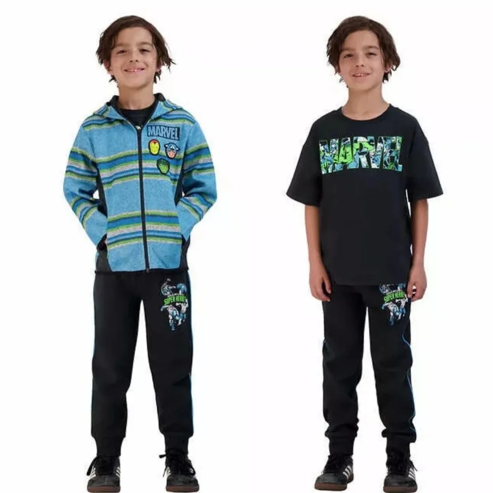 Character Kids Boys 3-piece Sweater Fleece Set MARVEL nwt